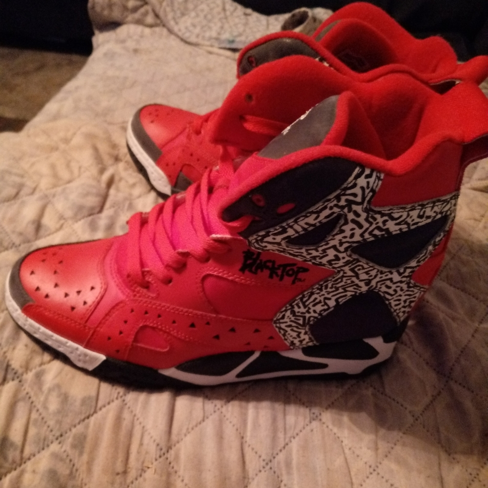 Heeled reebok shoes